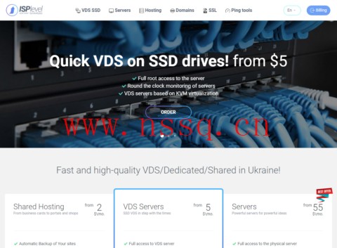 ISPlevel:全场VPS 45折优惠,1核/1GB内存/10G SSD硬盘/不限流量/200Mbps带宽,$2.25/月起,可选洛杉矶/荷兰/乌克兰/波兰等机房-南山主机测评