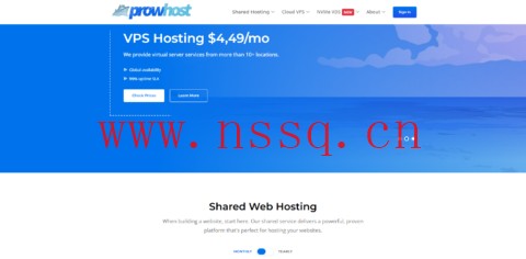 prowhost:云服务器首月85折,堪萨斯NVME硬盘vps,4.90美元/月-南山主机测评