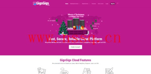 Gigsgigscloud:日本CN2限量套餐,三网CN2回程,1核/1G内存/10G硬盘800g流量/30M带宽,$22/月起,日本软银100M带宽$9.80/月起-南山主机测评