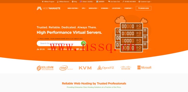 hostnamaste:美国vps/法国vps/加拿大vps,1核/1G内存/30G硬盘/1TB流量,20美元/年-南山主机测评