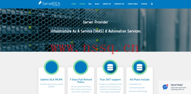 servaRICA:大硬盘vps,2核/2GB内存/2TB硬盘/不限流量/100Mbps端口,$48/年-南山主机测评