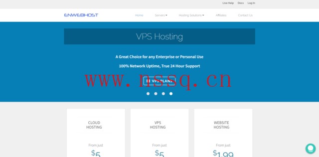 Enwebhost:美国芝加哥便宜VPS,1核1G25GB,1Gbps不限流量,优惠后前三个月$1/月起-南山主机测评
