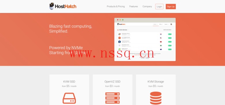 #黑五#HostHatch:AMD EPYC CPU,香港vps/日本vps/新加坡vps等,1核@AMD EPYC/2GB内存/15GB SSD空间/2TB流量/1Gbps端口,$34/2年-南山主机测评