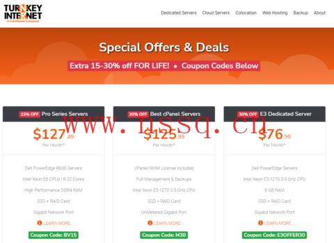 TurnKey Internet:美国高配10Gbps端口物理机优惠中,月付$202起,100T流量,IP可扩253个-南山主机测评