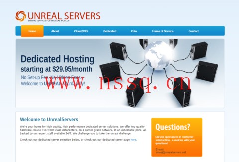 UnRealServers:美国堪萨斯机房独立服务器,E5-2650v2/32GB内存/28TB硬盘/33TB流量/1Gbps带宽,$100/月-南山主机测评