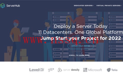 ServerHub:美国独服,双E5-2650v2/128GB/1TB SSD/不限流量/1Gbps带宽,$79/月,可选洛杉矶/西雅图等机房-南山主机测评