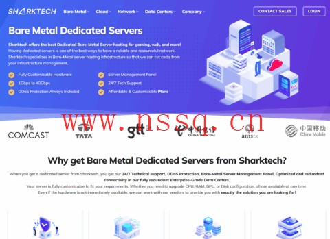 Sharktech:高防VPS主机$29.7/年起,1~10Gbps不限流量高防独立服务器$199/月起,洛杉矶/丹佛/拉斯维加斯/荷兰等机房-南山主机测评