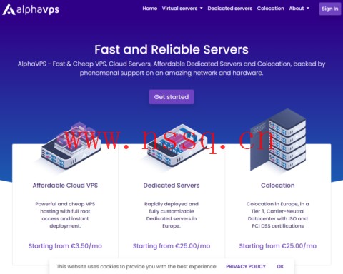 #黑五#AlphaVPS:特价VPS年付12.99欧元起,AMD Ryzen系列€15.99/年起,可选洛杉矶/西雅图/德国/保加利亚机房-南山主机测评
