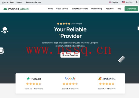 PhanesCloud:荷兰VPS,首付5折,1核/1GB/30G NVMe/5TB@1Gbps带宽,€2/月-南山主机测评