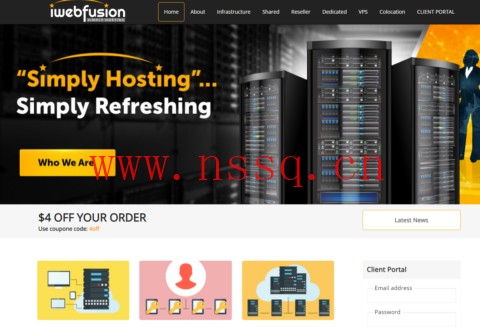 iWebFusion:全场VPS,7.5折优惠,1核/4GB/20GB/1.5TB@1Gbps,$7/月起,可选洛杉矶/北卡等5个机房-南山主机测评