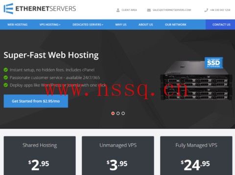 EtherNetServers:洛杉矶VPS特价,年付仅需14.95美元起,10Gbps带宽,可选洛杉矶/新泽西/迈阿密/德国法兰克福机房-南山主机测评