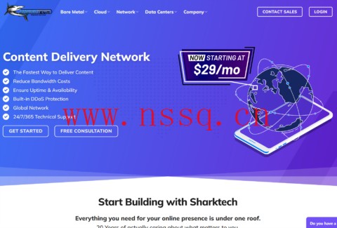 Sharktech:高防VPS年付29.7美元起,1~10Gbps不限流量高防服务器$79/月起,可选洛杉矶/拉斯维加斯/丹佛等5个机房-南山主机测评