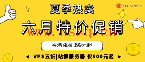 #夏季热卖# Megalayer:VPS五折狂欢,24元/月起,独立服务器399元起,香港站群仅需900元/月!-南山主机测评