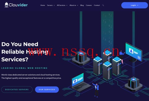 Clouvider:便宜vps,1核/2GB/50GB/5TB@10Gbps带宽,£3.15/月,8个机房可选-南山主机测评