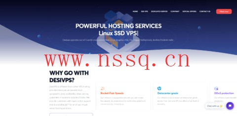 DesiVPS:圣何塞/荷兰机房vps,1核/2GB/20G SSD/2.5TB/1Gbps带宽,$3/月-南山主机测评
