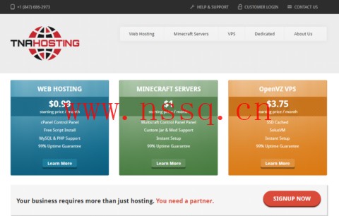 TNAHosting:美国VPS优惠,500GB大硬盘存储vps,年付50美元起,2G KVM VPS 年付15美元起-南山主机测评