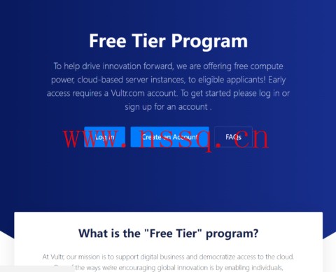 Vultr:免费VPS,1核/512MB内存/10GB SSD/2TB流量-南山主机测评