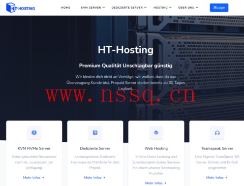 ht-hosting:德国vps,2核/4GB内存/30GB NVMe/1TB流量/1Gbps带宽,€2/月起-南山主机测评