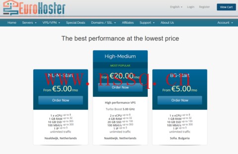 #黑五#eurohoster: 保加利亚/荷兰/美国vps,80%优惠,€1.00/月起,荷兰机房独立服务器30%优惠-南山主机测评