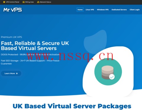 VPS.MR:英国vps,2核/8GB内存/75GB SSD/10TB流量/10Gbps带宽,£9.99/月起-南山主机测评
