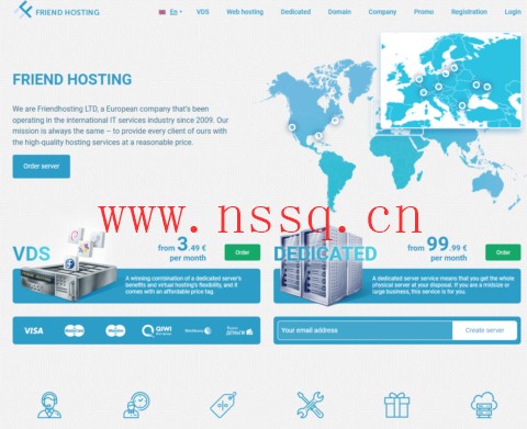 Friendhosting:新上荷兰机房存储硬盘VDS,1核/512MB内存/100GB HDD/不限流量/100Mbps带宽,€3.49/月起-南山主机测评