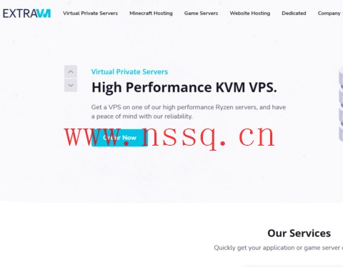 ExtraVM:日本VPS,E-2388G/DDR4内存/NVMe存储,10Gbps端口不限流量,月付6.5美元起-南山主机测评