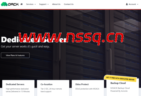 Moack(蘑菇主机):韩国独服,E3-1230v2/16GB/400GB SSD/30M~200M,$60/月,CN2+BGP线路-南山主机测评