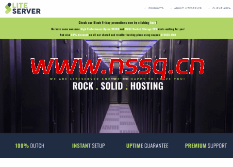 #黑五#LiteServer:荷兰VPS,AMD EPYC@1核/2GB/700GB/40TB@2.5Gbps带宽,€30/年-南山主机测评