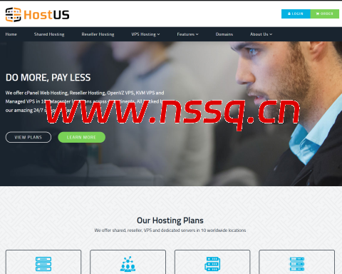 #黑五#HostUS:特价VPS,$15/年起,可选香港/日本/新加坡/美国/英国/澳大利亚等10个机房-南山主机测评