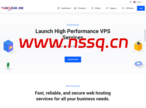 #黑五#Tudcloud:全场VPS年付5.5折,充值满$50送10%,充值满$200送20%,可选香港/西雅图机房-南山主机测评