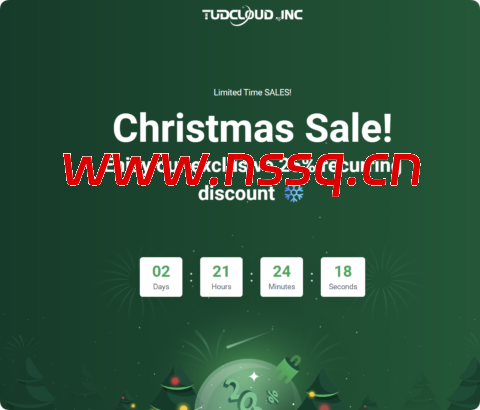 #双旦狂欢季#Tudcloud:VPS 主机全场 7.5 折限时特惠,香港CN2线路VPS月付3.75美元起,西雅图VPS月付4.5美元起-南山主机测评