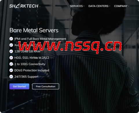 Sharktech:服务器端口升级,标配为10Gbps,2*E5-2695V4/64GB/2TB NVMe,$189/月起,可选洛杉矶/拉斯维加斯/丹佛/芝加哥/荷兰机房-南山主机测评