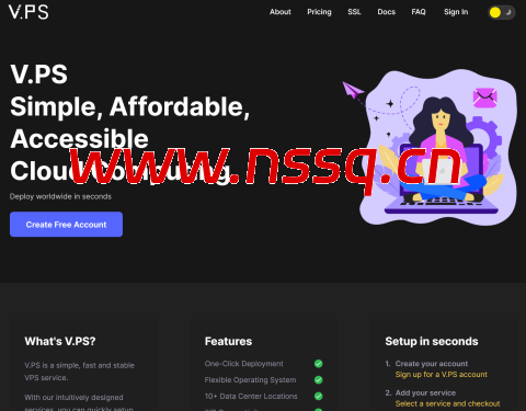 V.PS：国外高速优化线路 VPS 月付€6.95 起，多地区多线路可选，欧洲节点升级 CMIN2 优化移动访问-南山主机测评