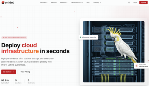 Onidel：重磅上线新加坡/悉尼大硬盘VPS，1核/1GB内存/20G SSD+1000G HDD/1TB流量/1Gbps带宽，$33/年起-南山主机测评