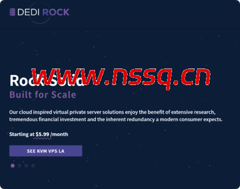 DediRock 低价 VPS 推荐:美国洛杉矶 & 纽约节点,年付 6.59 美元起,大硬盘VPS年付11.68美元起-南山主机测评
