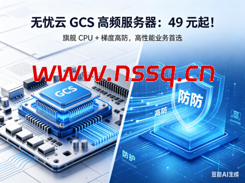 无忧云 GCS 高频服务器：49 元起！旗舰 CPU + 梯度高防，高性能业务首选-南山主机测评